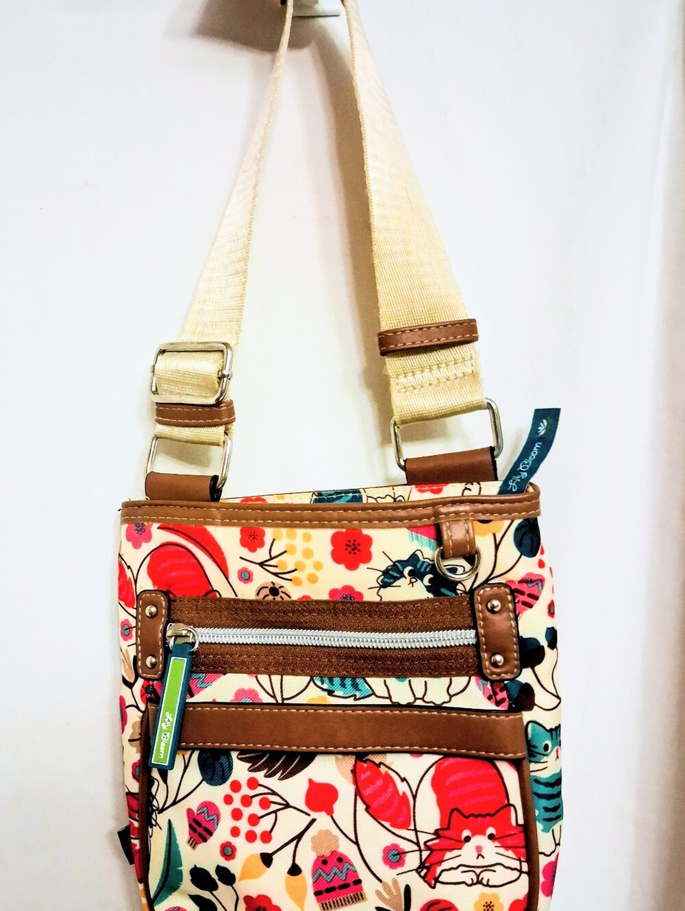 Lily Bloom New W/O Tags, Crossbody, , Purse, Bag. Lots Pockets. Whimsical
